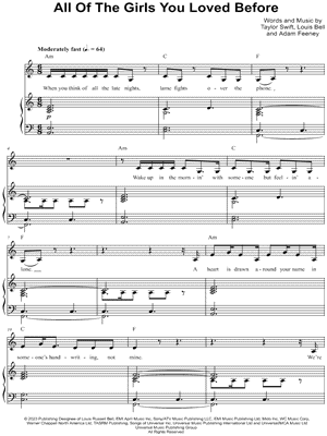 All of the Girls You Loved Before