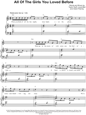 All of the Girls You Loved Before