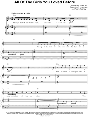 All of the Girls You Loved Before