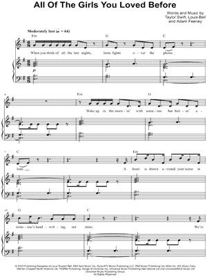 All of the Girls You Loved Before