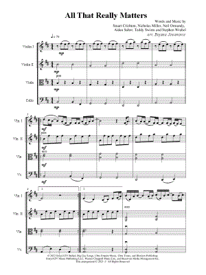 All That Really Matters by Bojana Jovanovic - Sheet Music