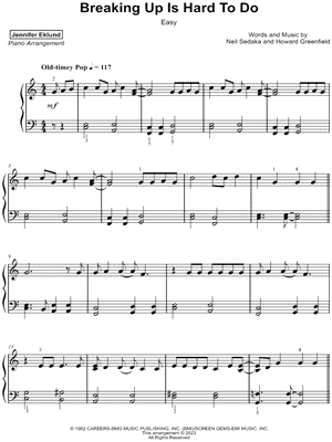 Breaking Up Is Hard To Do [easy]