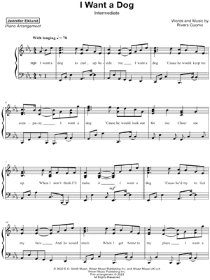 I Want a Dog [intermediate]