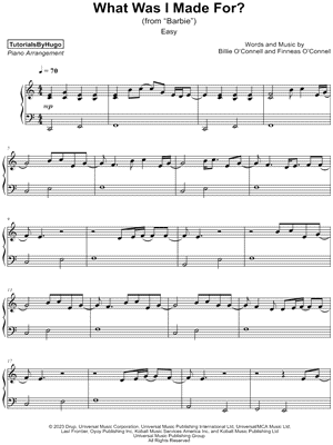 What Was I Made For? [easy]