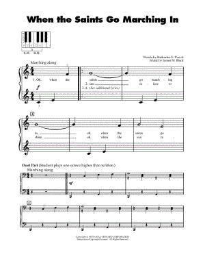 When the Saints Go Marching In by Traditional Spiritual - Sheet Music
