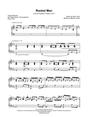 Rocket Man (Live at Rainbow Theatre 1977)