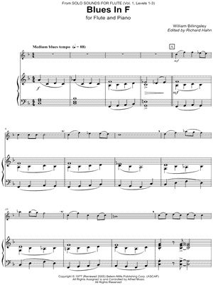 Blues in F - Flute & Piano