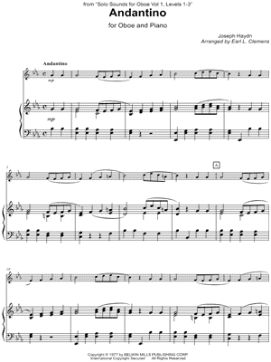 Andantino - Oboe & Piano