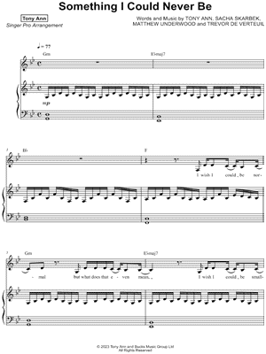 Something I Could Never Be