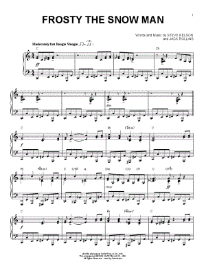 Frosty the Snowman [Boogie Woogie version]