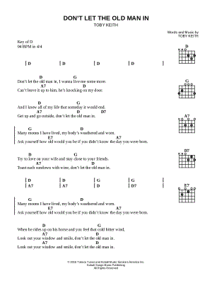 Don't Let the Old Man In