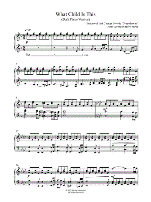 What Child Is This? (Dark Piano Version)
