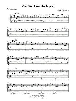 Can You Hear the Music