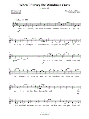 When I Survey the Wondrous Cross