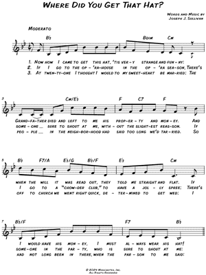 Where Did You Get That Hat?