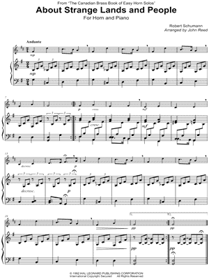 About Strange Lands and People - French Horn & Piano