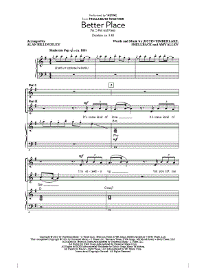 Better Place by NSYNC - Sheet Music