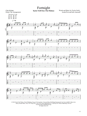 Fortnight by Chris Richter - Sheet Music