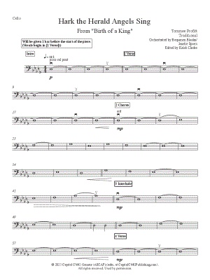 Hark! the Herald Angels Sing - Cello