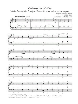 Violin Concerto No. 3 in G Major, K. 216: III. Rondo