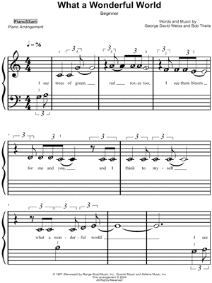 What a Wonderful World [beginner]