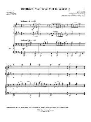 Bretheren, We Have Met to Worship