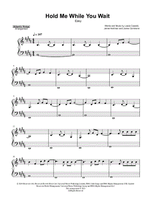 Hold Me While You Wait [easy]