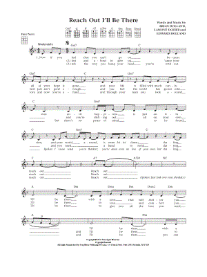 Reach Out, I'll Be There