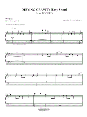 Defying Gravity [easy - short]