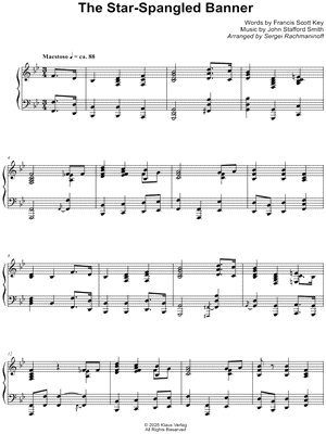 The Star-Spangled Banner - Sergei Rachmaninoff