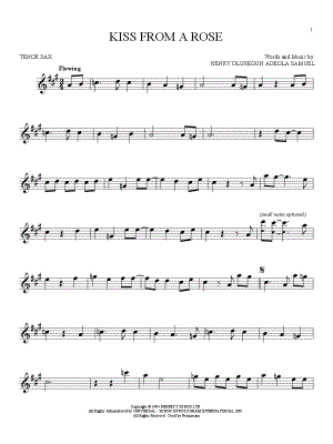 Kiss from a Rose by Seal - Sheet Music