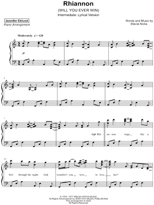 Rhiannon [intermediate - lyrical]