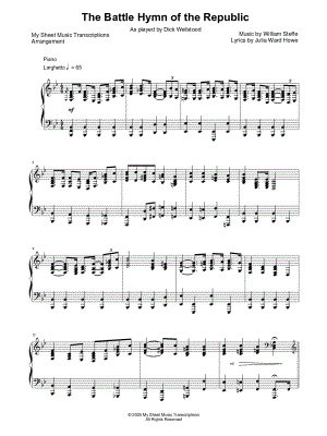 The Battle Hymn of the Republic (Dick Wellstood)