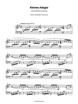 L'Automne by Alexander Glazunov - Sheet Music