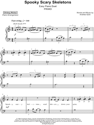 Spooky Scary Skeletons [easy]