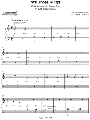 We Three Kings [early beginner]