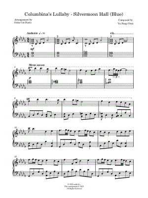 Columbina's Lullaby - Silvermoon Hall (Blue)