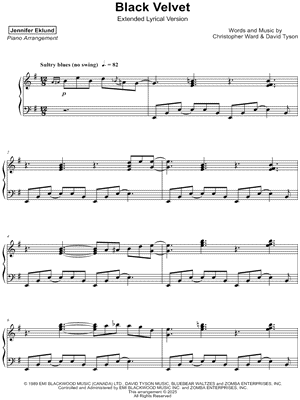 Black Velvet [extended lyrical]