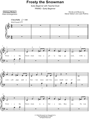 Frosty the Snowman [early beginner]