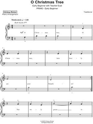 O Christmas Tree [early beginner]