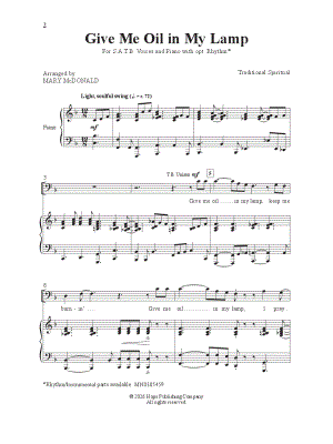 Give Me Oil in My Lamp