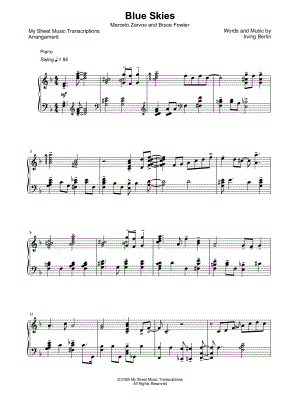 Blue Skies - Marcelo Zarvos & Bruce Fowler