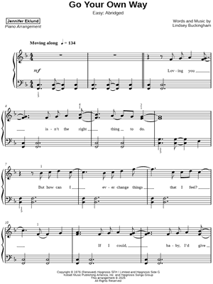 Go Your Own Way [easy - abridged]