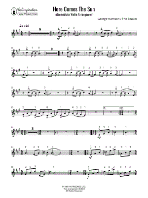 Here Comes the Sun [intermediate]