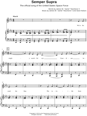 Semper Supra (Official March of the United States Space Force)