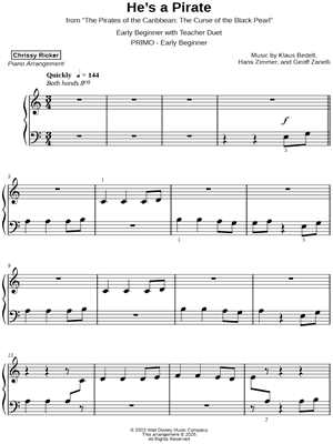 He's a Pirate [early beginner]