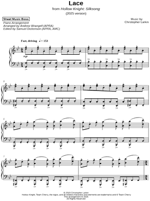 Lace (2025 Version) by Sheet Music Boss - Sheet Music