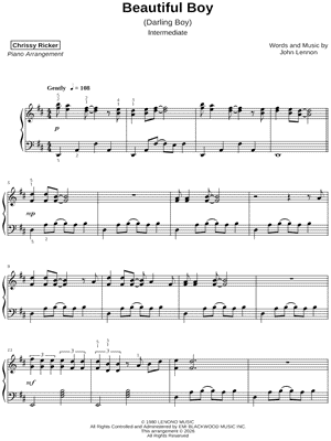 Beautiful Boy [intermediate] by Chrissy Ricker - Sheet Music