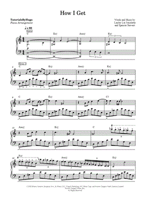 How I Get by TutorialsByHugo - Sheet Music
