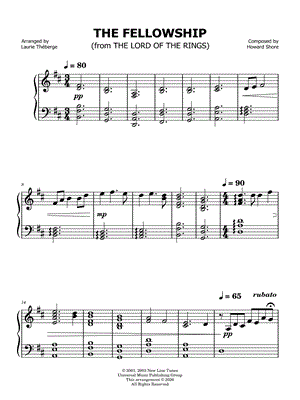 The Fellowship by Laurie Théberge - Sheet Music